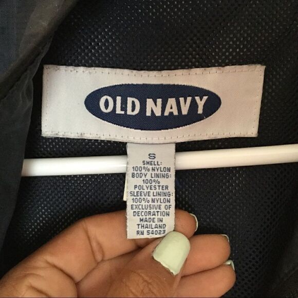 Navy Blue Windbreaker jacket - Picture 2 of 4